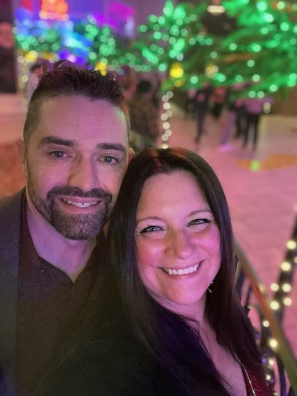 Sam with his partner